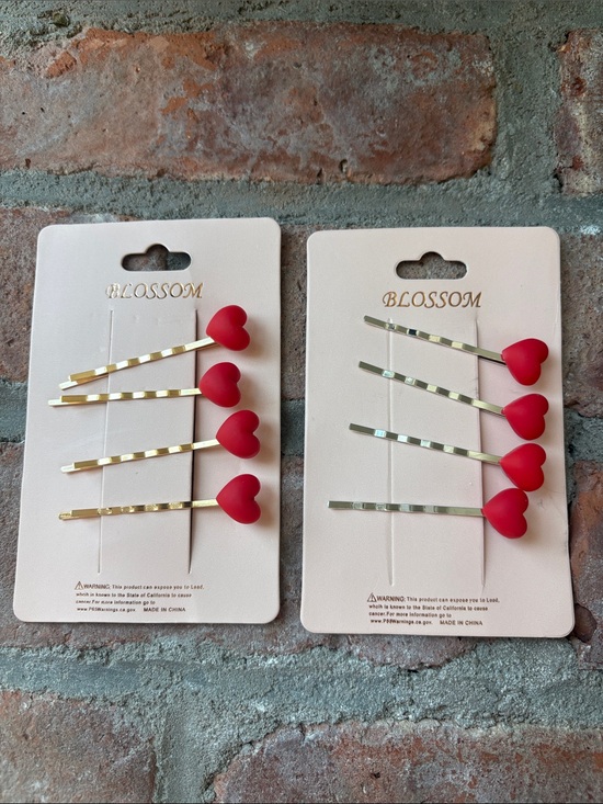 Accessories - ⭐️ Heart Hair Pin Set - Choice of Gold or Silver